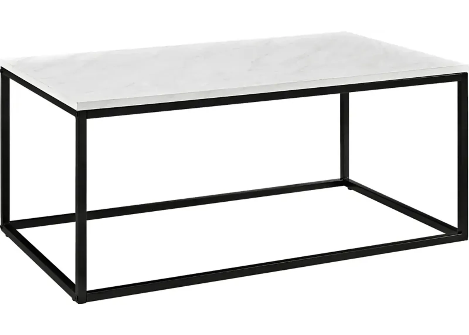 Luisant White Cocktail Table