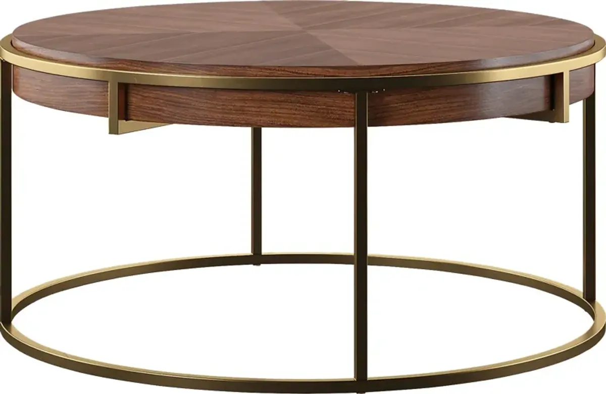 Kelloch Brown Cocktail Table