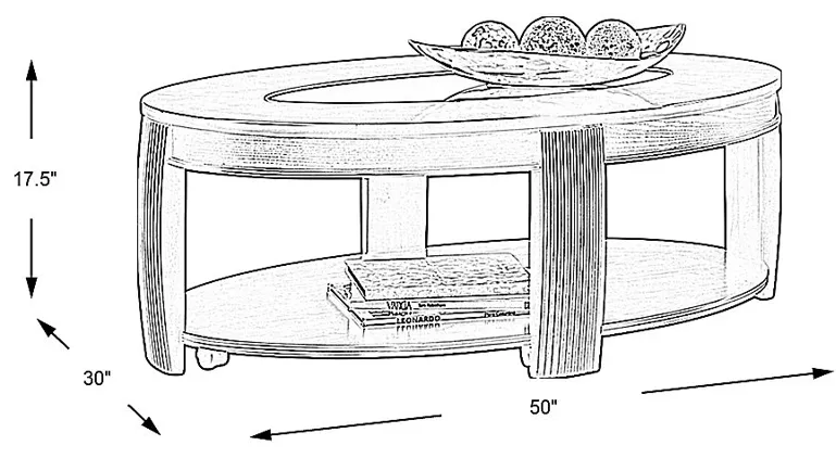 Calcutta Cherry Cocktail Table