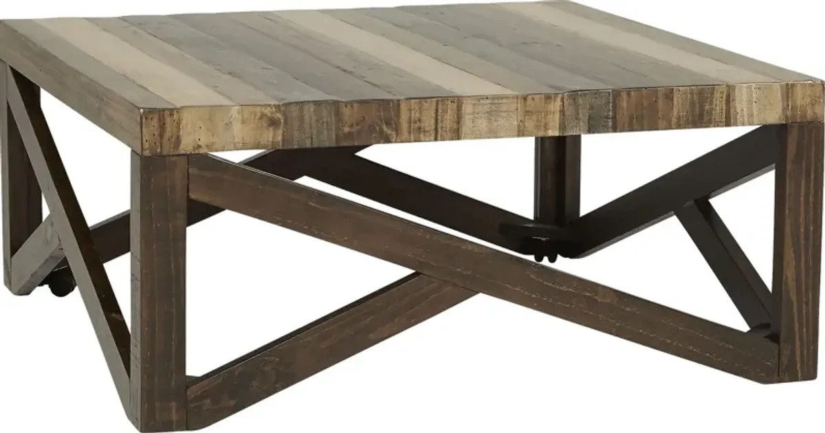 Westover Hills Brown Cocktail Table