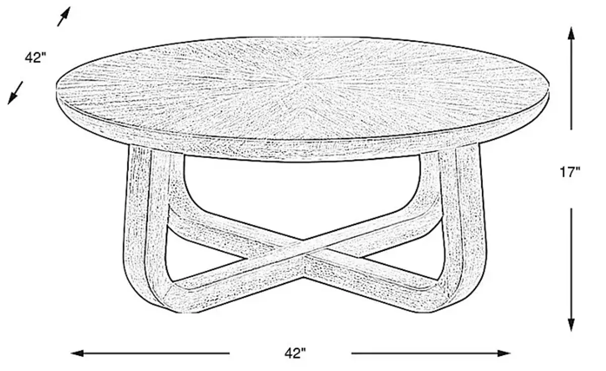 Canyon Sand Cocktail Table