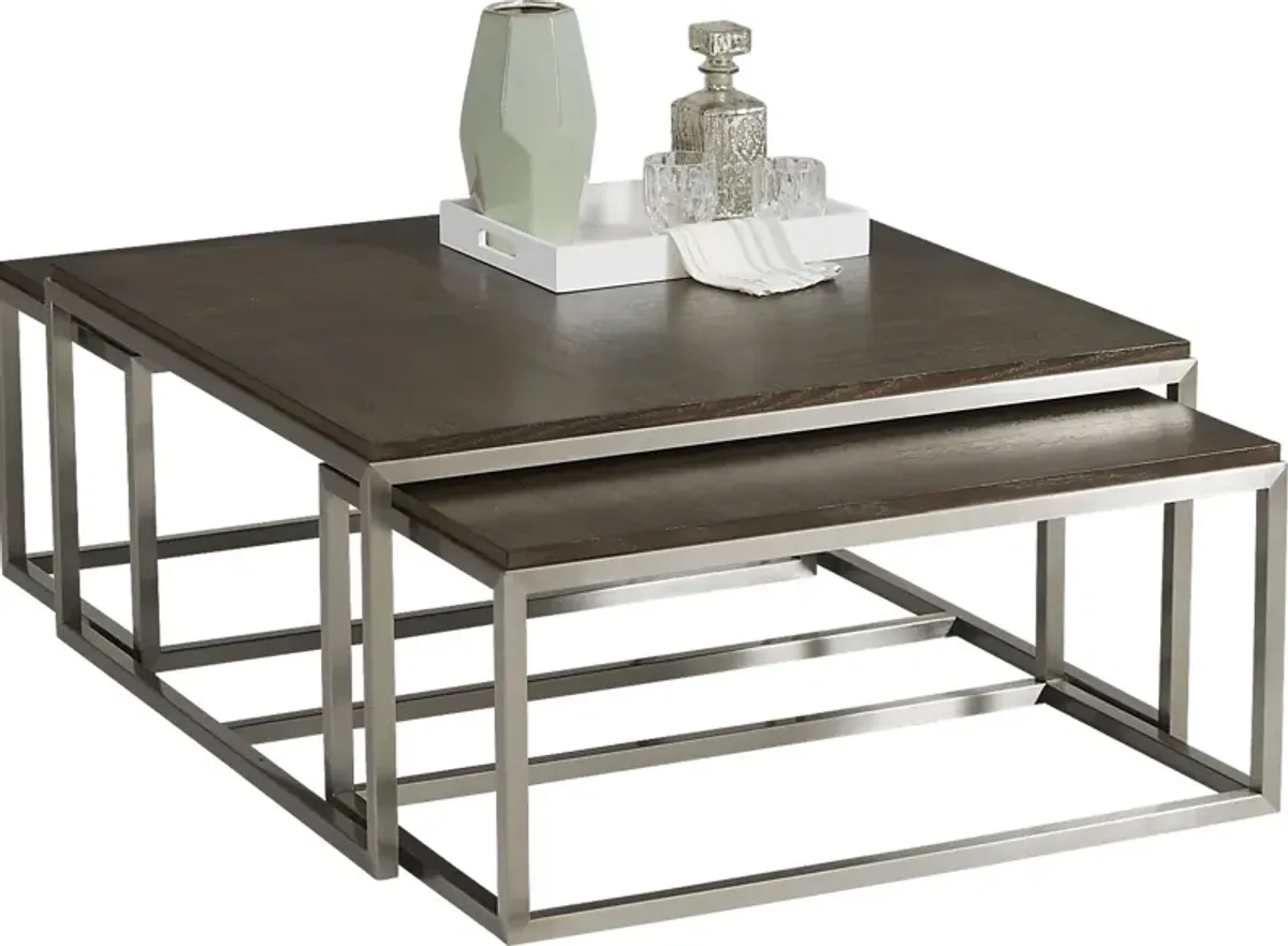 Arniston Tobacco 3 Pc Nesting Cocktail Table