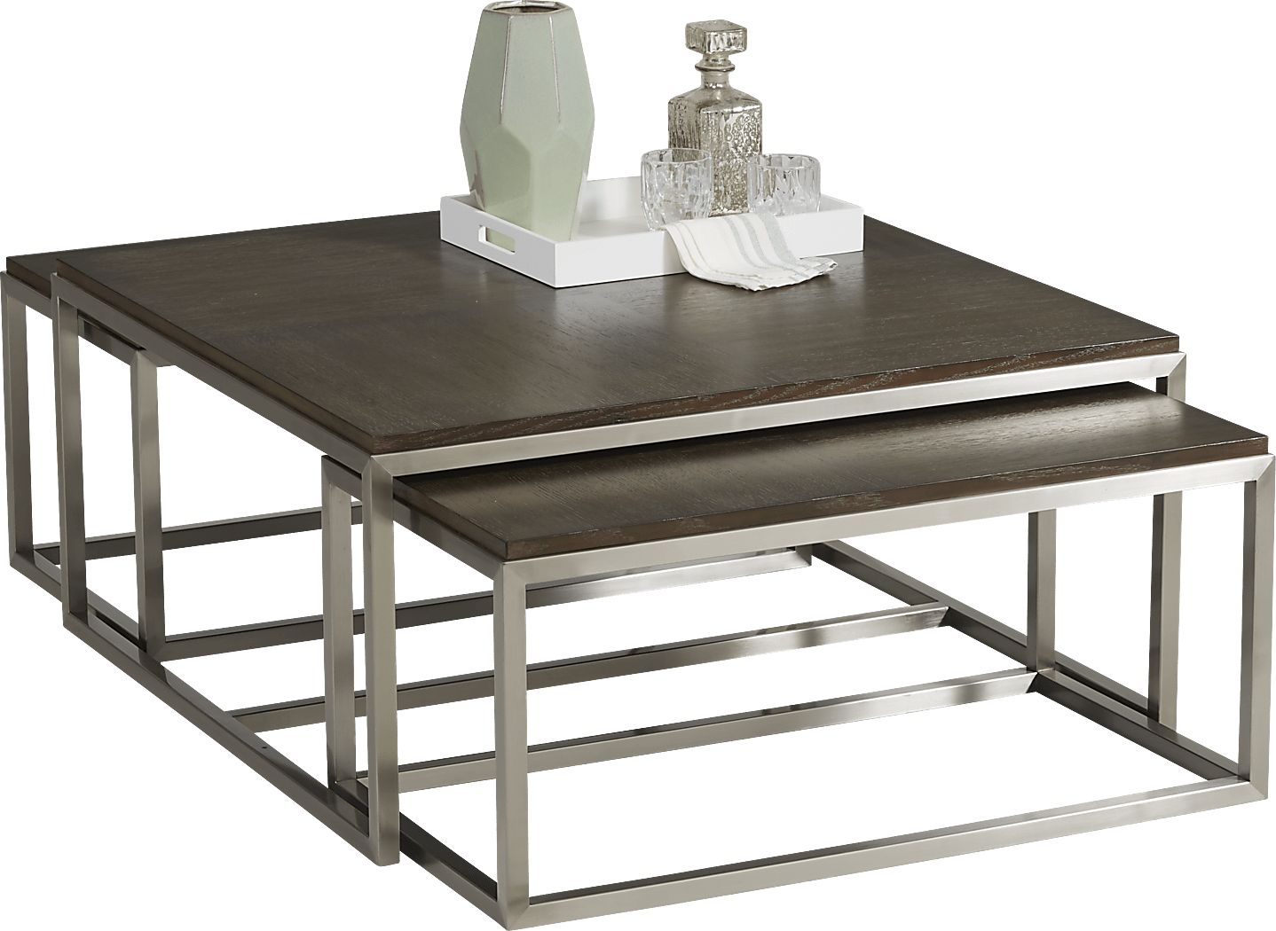 Arniston Tobacco 3 Pc Nesting Cocktail Table