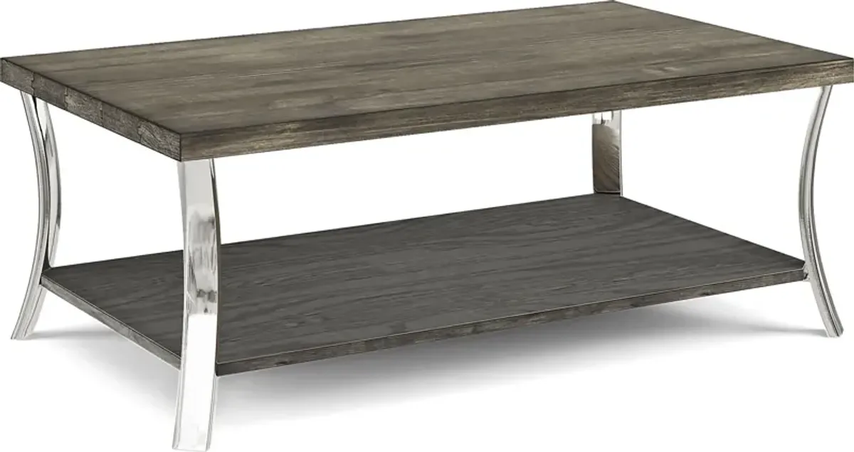 Arland Brown Rectangular Cocktail Table