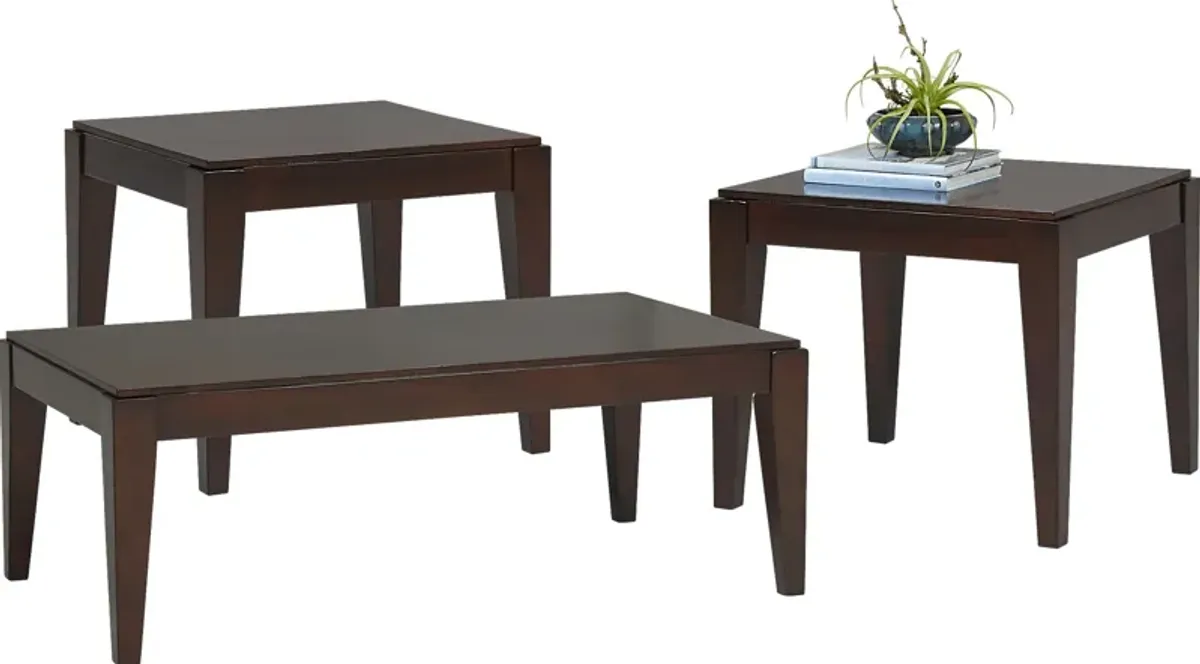 Cassara Cherry 3 Pc Table Set