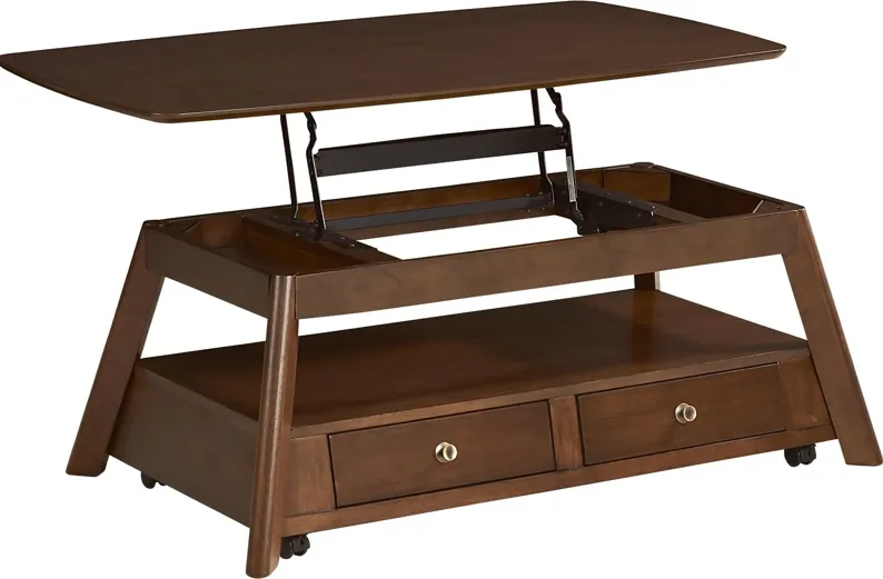 Bridgewood Pointe Brown Lift Top Cocktail Table