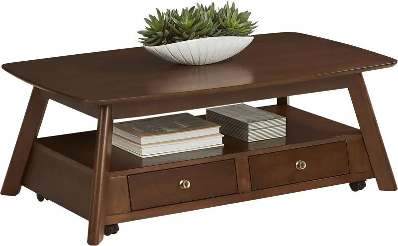 Bridgewood Pointe Brown Lift Top Cocktail Table