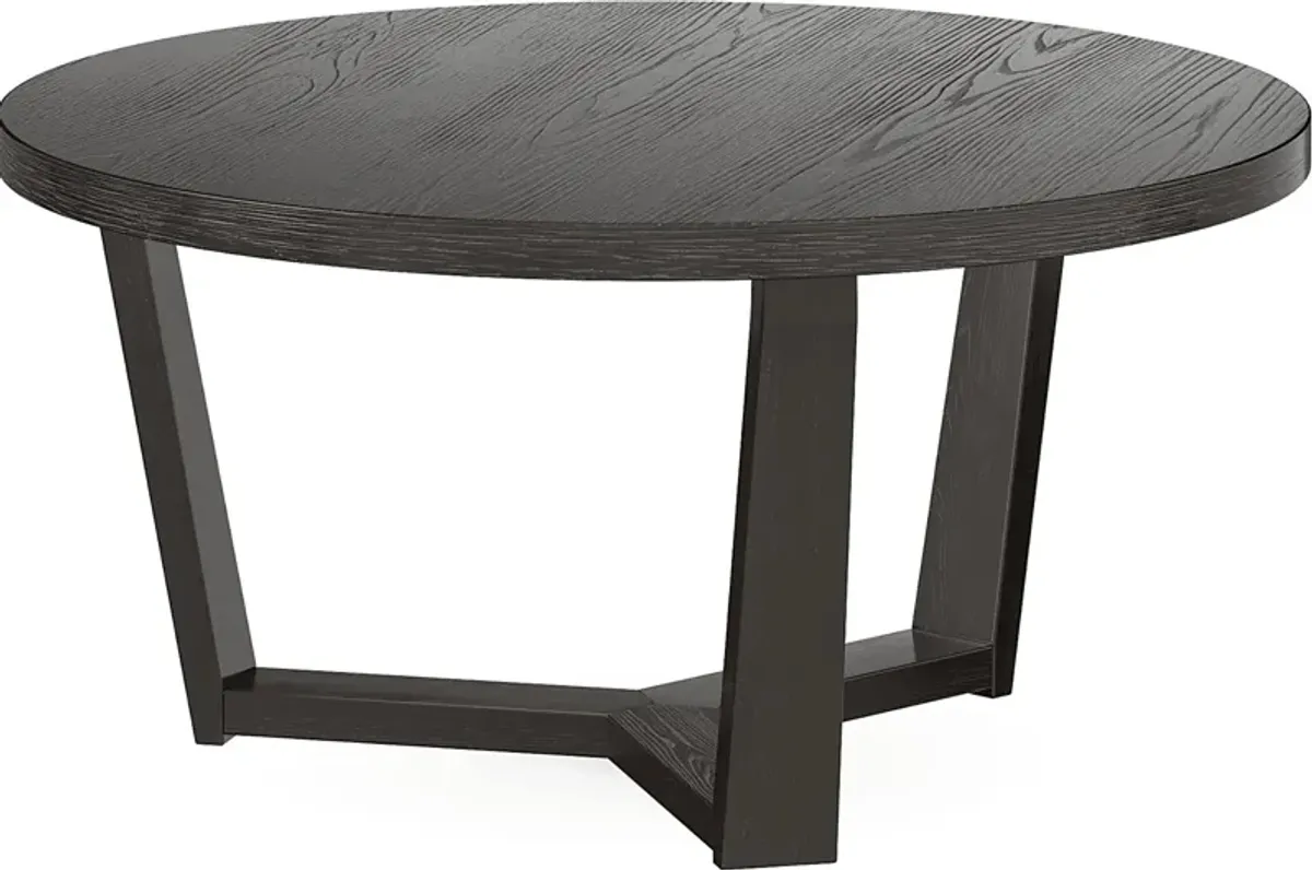 Rumie Dark Brown 30 in. Cocktail Table