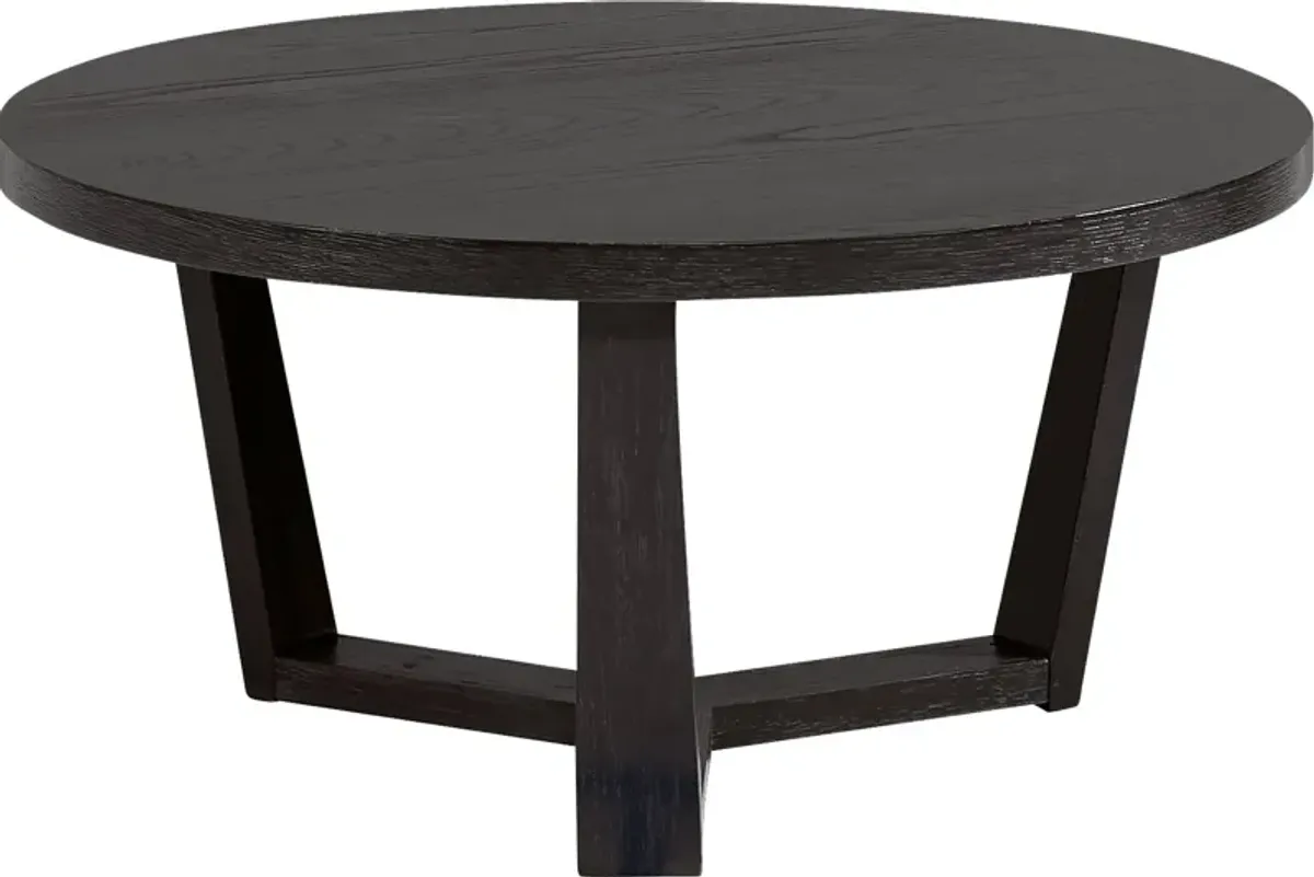 Rumie Dark Brown 30 in. Cocktail Table