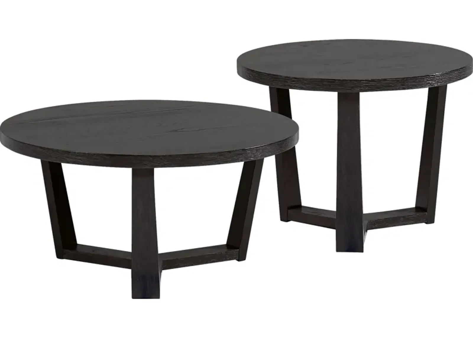 Rumie Brown 2 Pc Cocktail Table Set