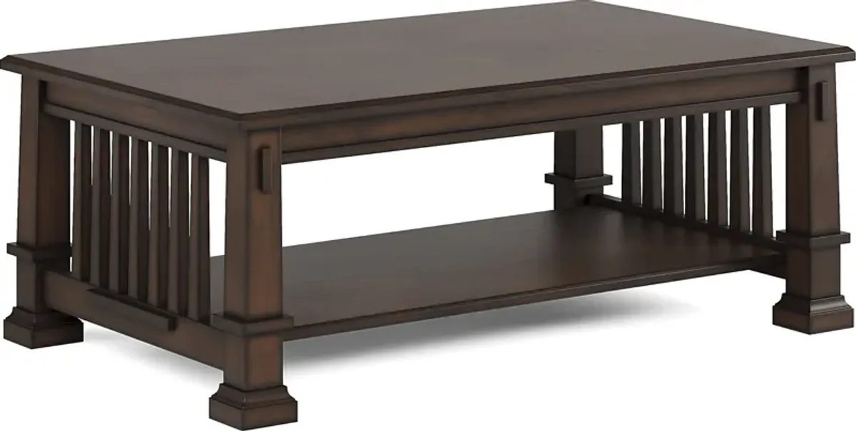 Clairfield Tobacco Cocktail Table