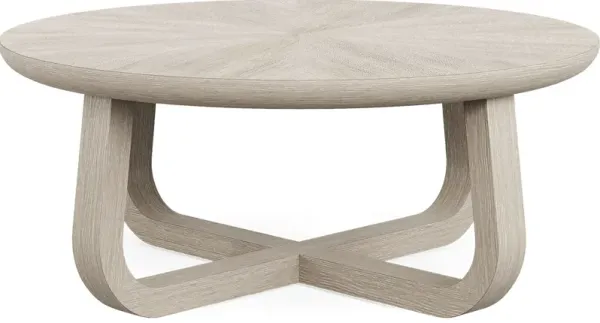 Canyon Light Gray Round Cocktail Table
