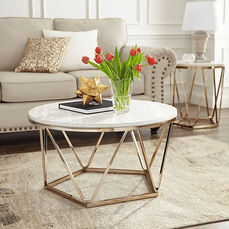 Bisley Gold Cocktail Table