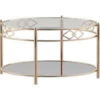 Chancery Rose Gold Cocktail Table