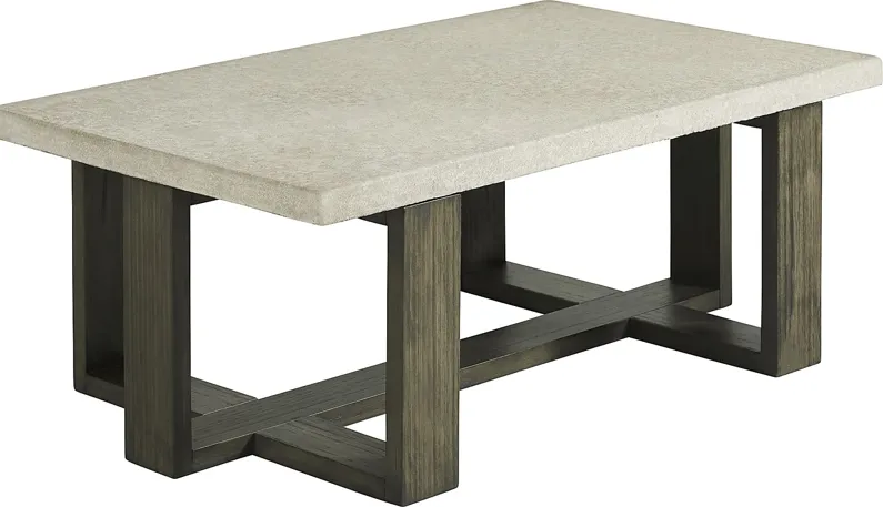 Sanger Gray Rectangle Cocktail Table