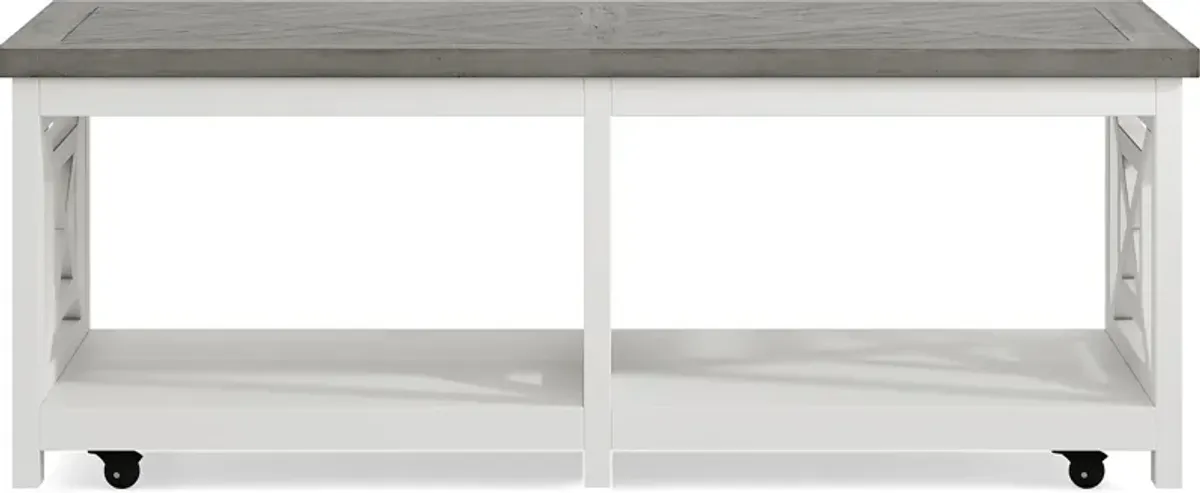 Danusa White Cocktail Table