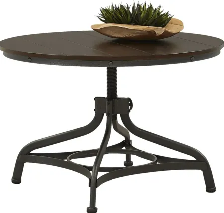 Industrial Place II Cherry Adjustable Cocktail Table