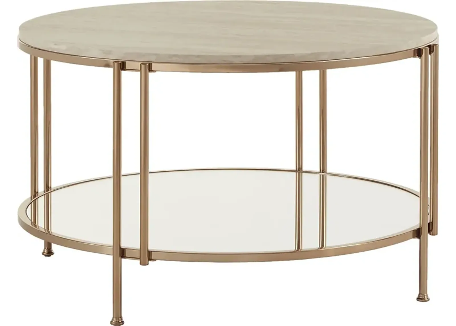 Clairview Gold Cocktail Table