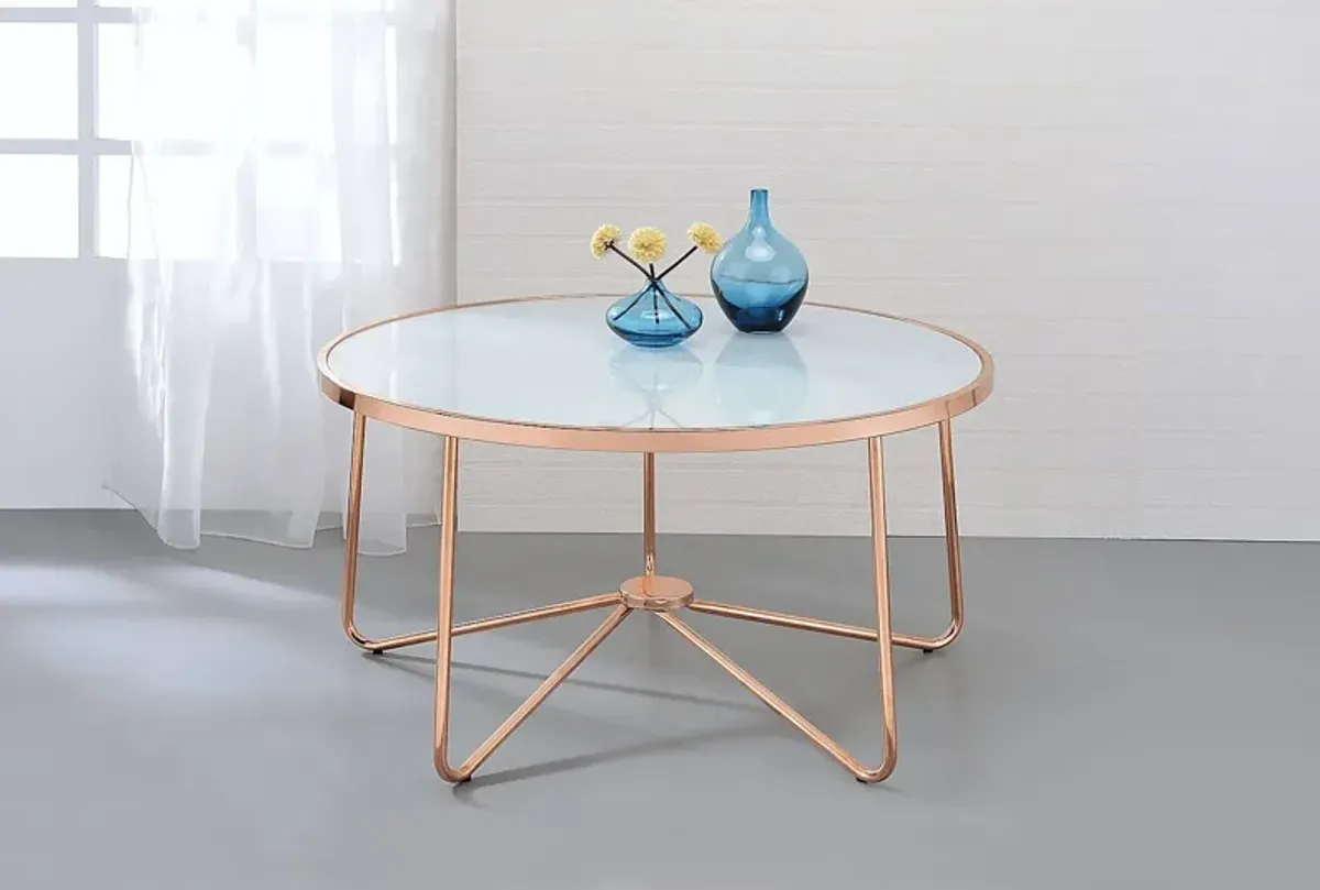 Alivia White Cocktail Table