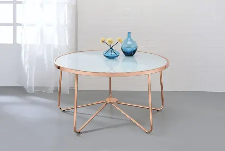 Alivia White Cocktail Table