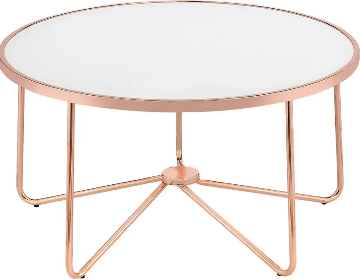 Alivia White Cocktail Table