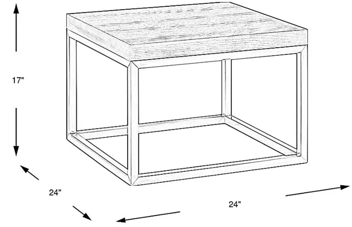 Dyer Caramel Bunching Table