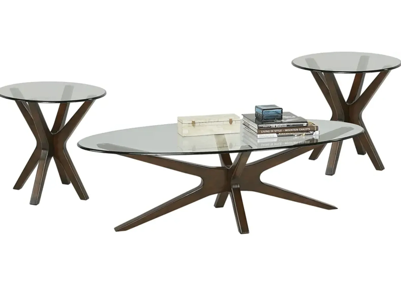 Edina Espresso 3 Pc Table Set