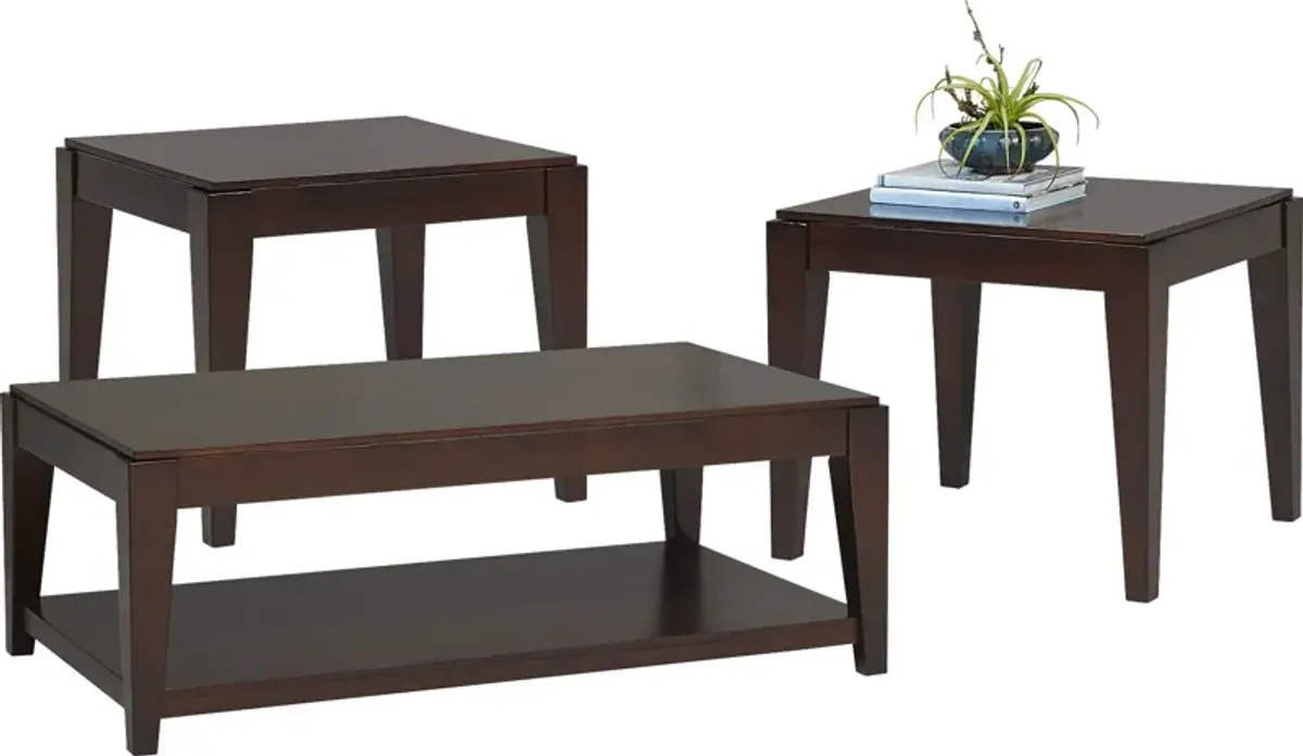 Cassara Cherry 3 Pc Table Set