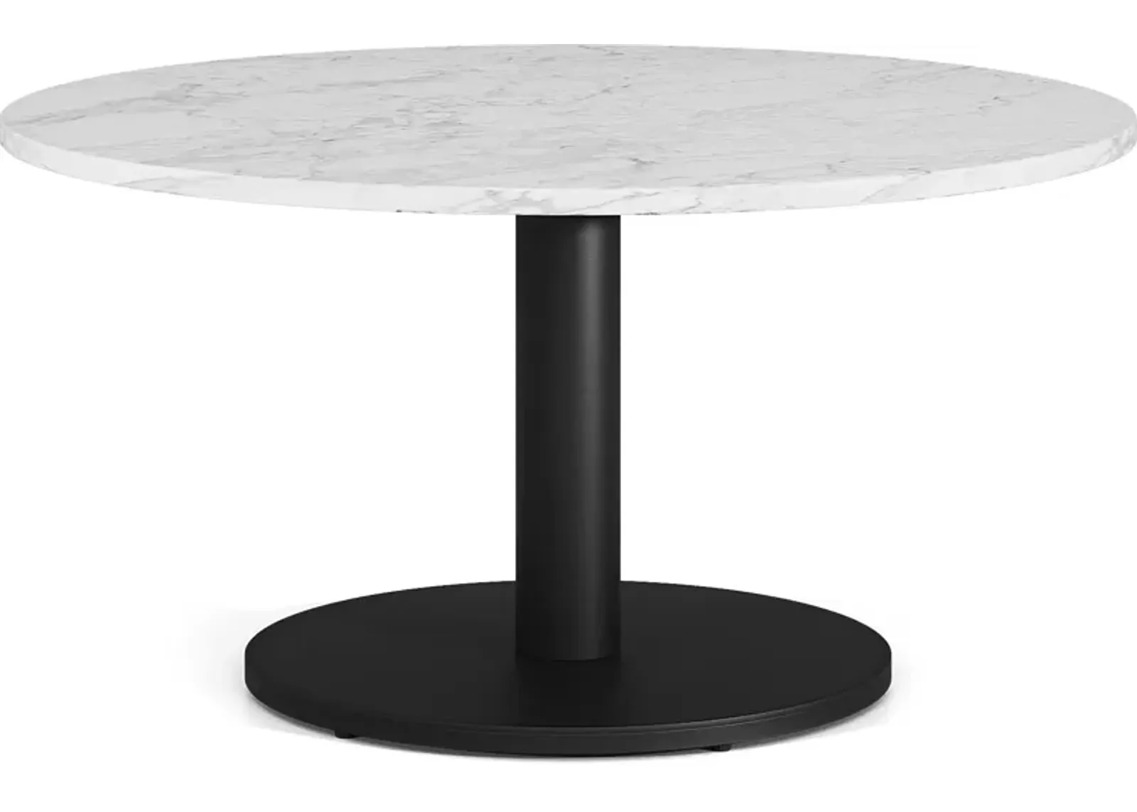 Charmaine Black Round Cocktail Table