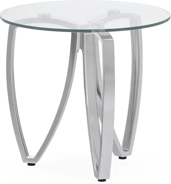 Celine Silver End Table