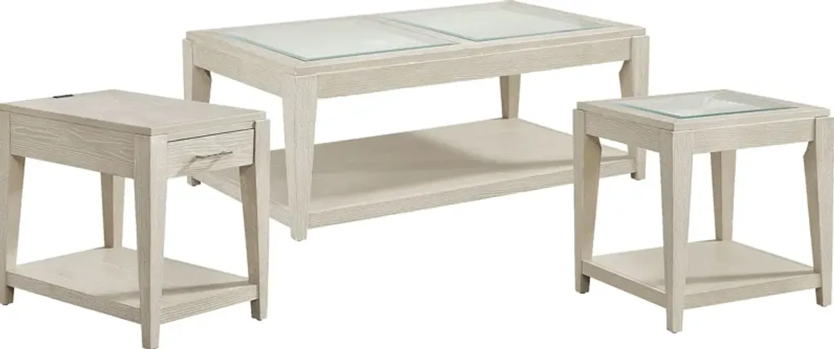 Sunside Way Sand 3 Pc Table Set