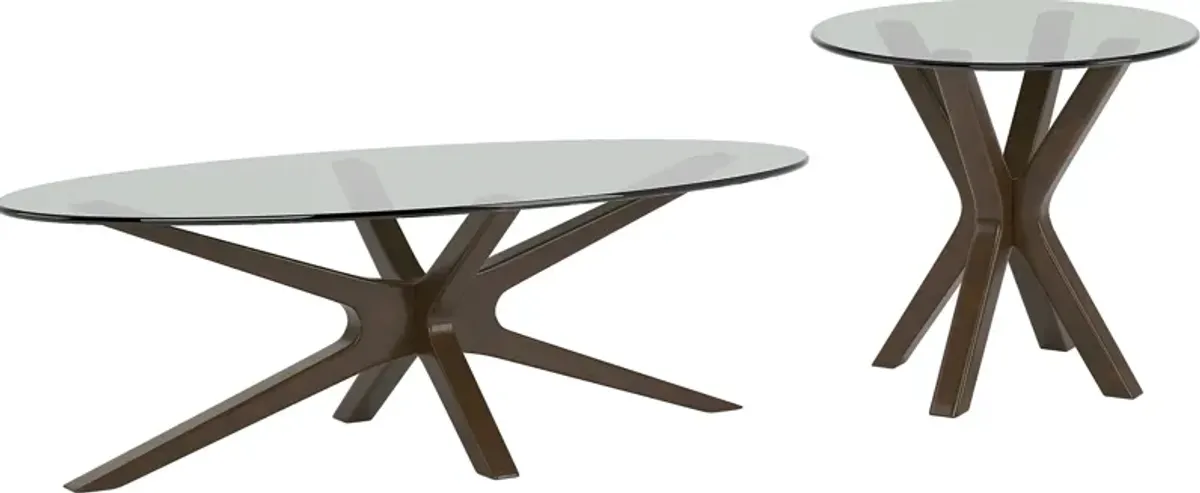 Edina Espresso 2 Pc Table Set