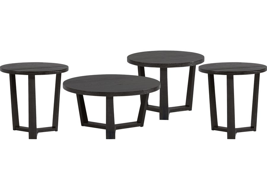 Rumie Brown 4 Pc Occasional Table Set