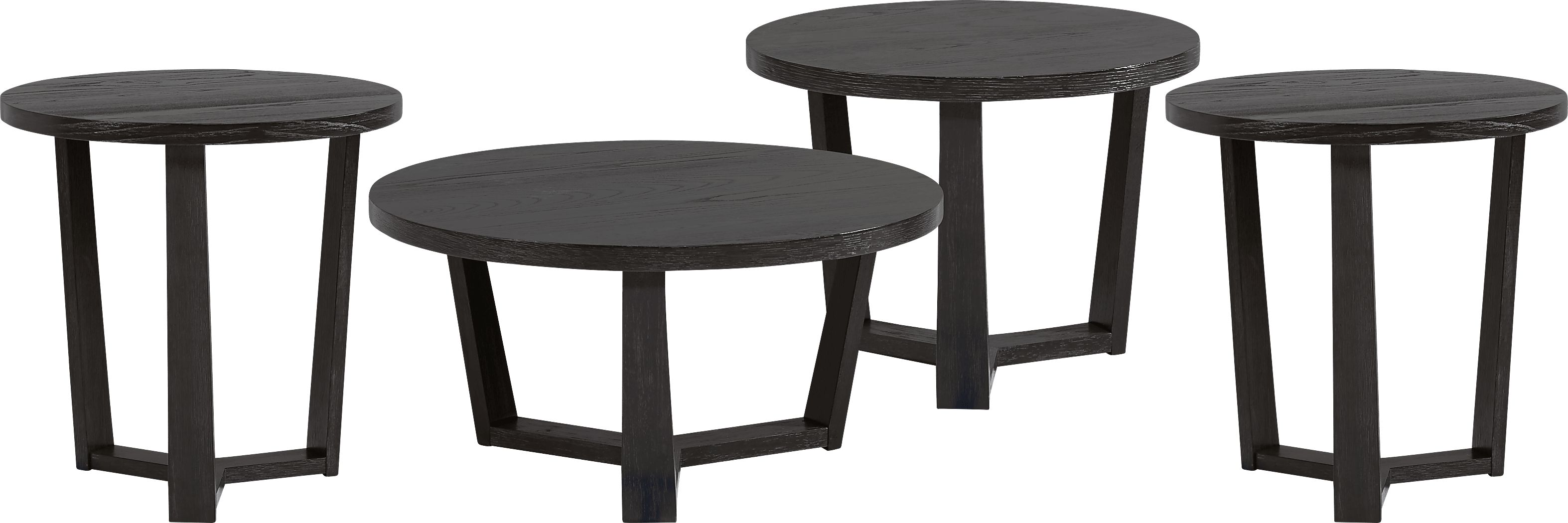 Rumie Brown 4 Pc Occasional Table Set