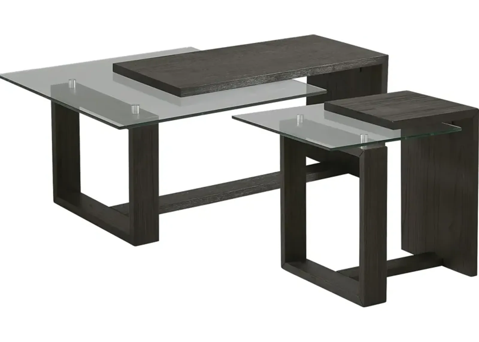 Cailee Black Tables, Set of 2