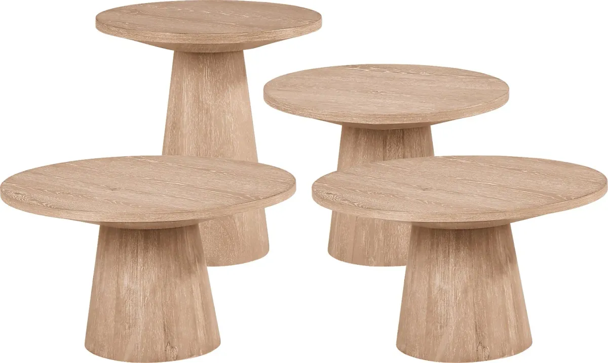 Kendall Natural 4 Pc Table Set