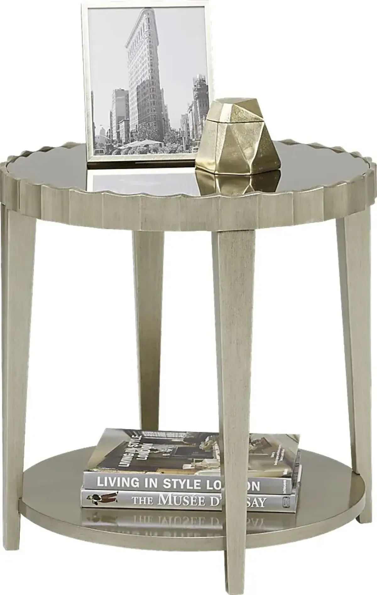 Hallwood Silver End Table