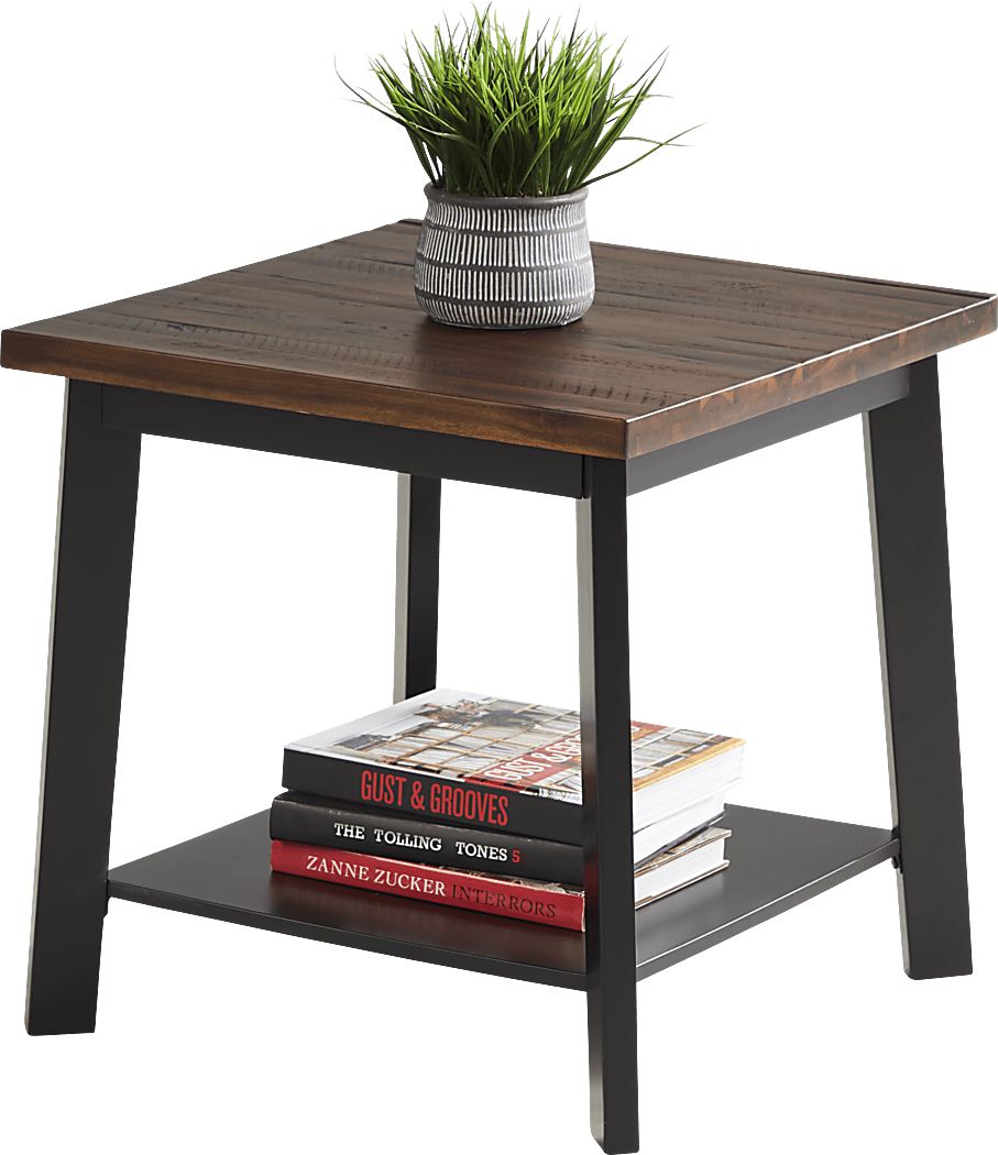 River Lodge Dark Brown End Table