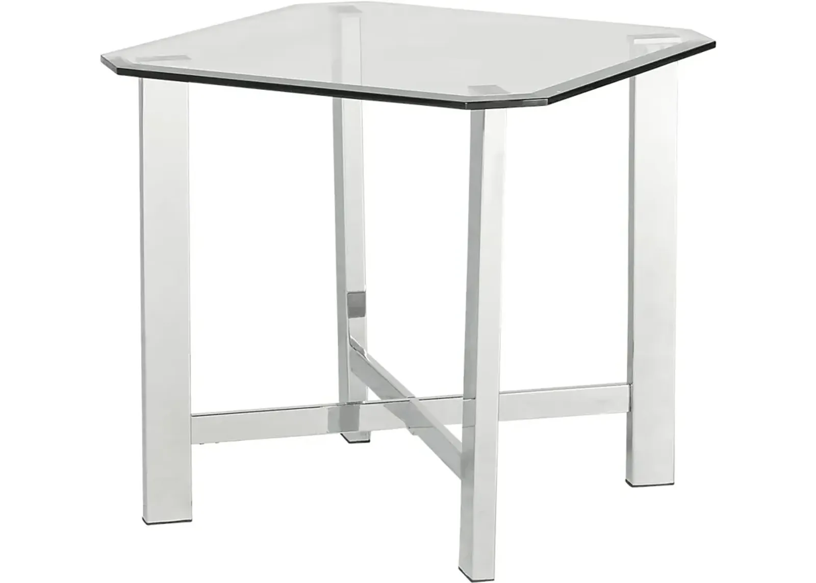 Teagan Chrome End Table