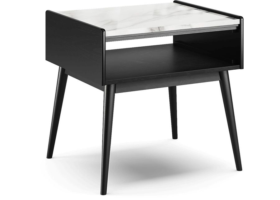 Lanette Black End Table