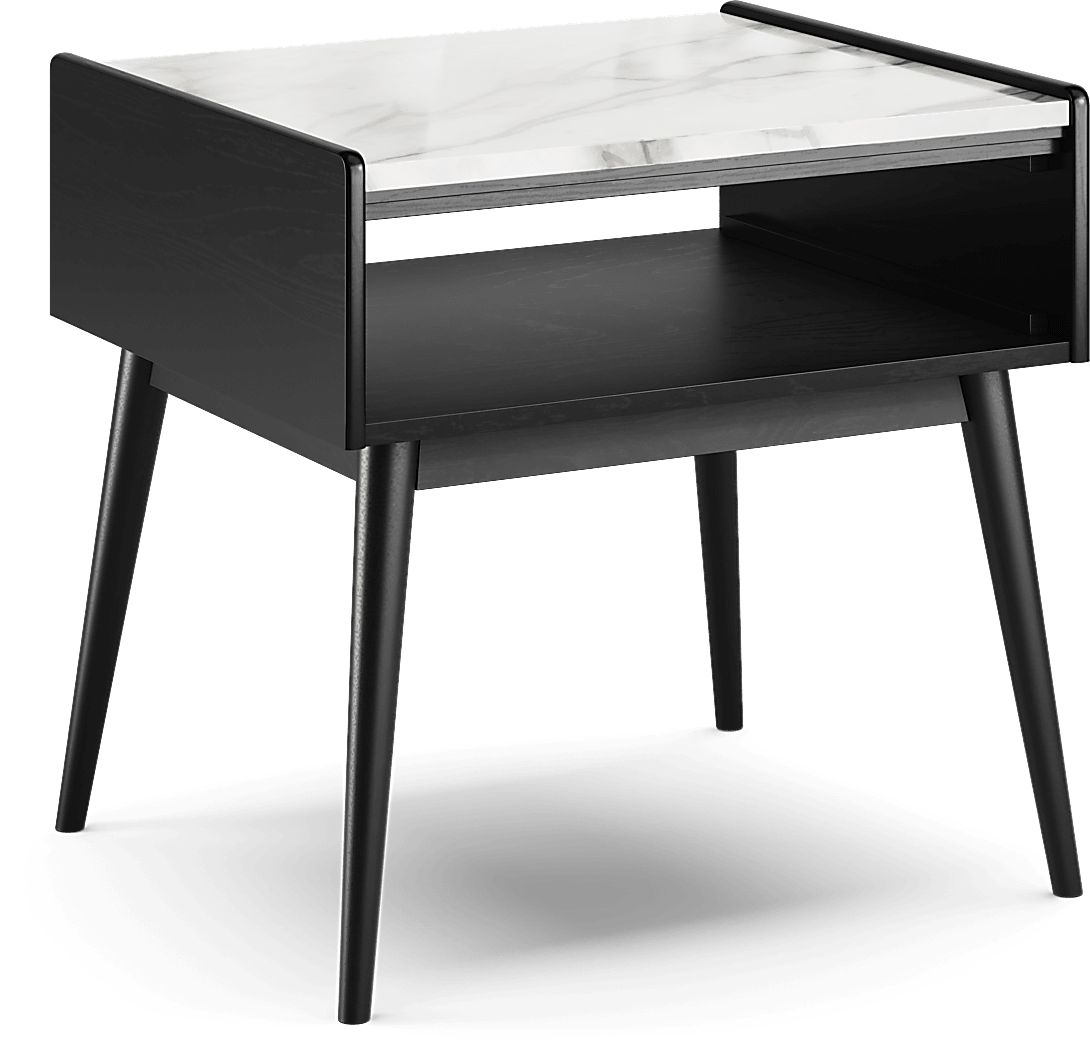 Lanette Black End Table