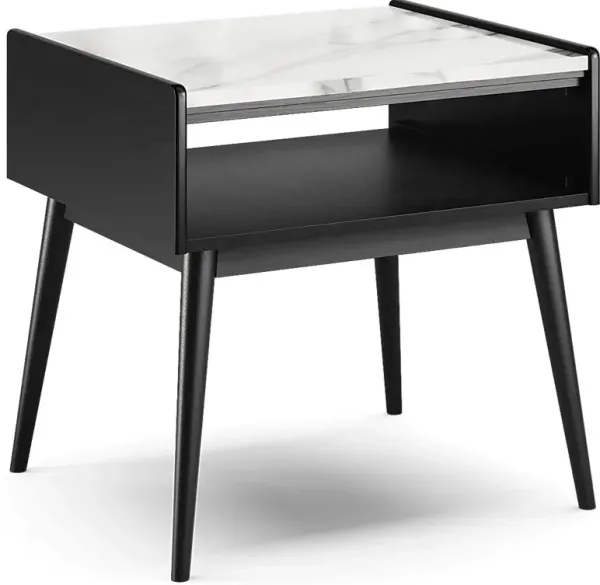 Lanette Black End Table