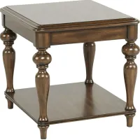 Hutton Brown End Table