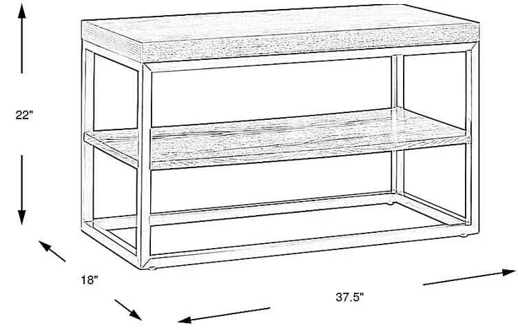 Dyer Caramel End Table