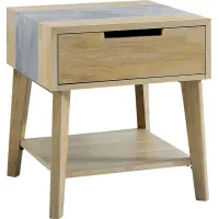 Zhane Natural End Table