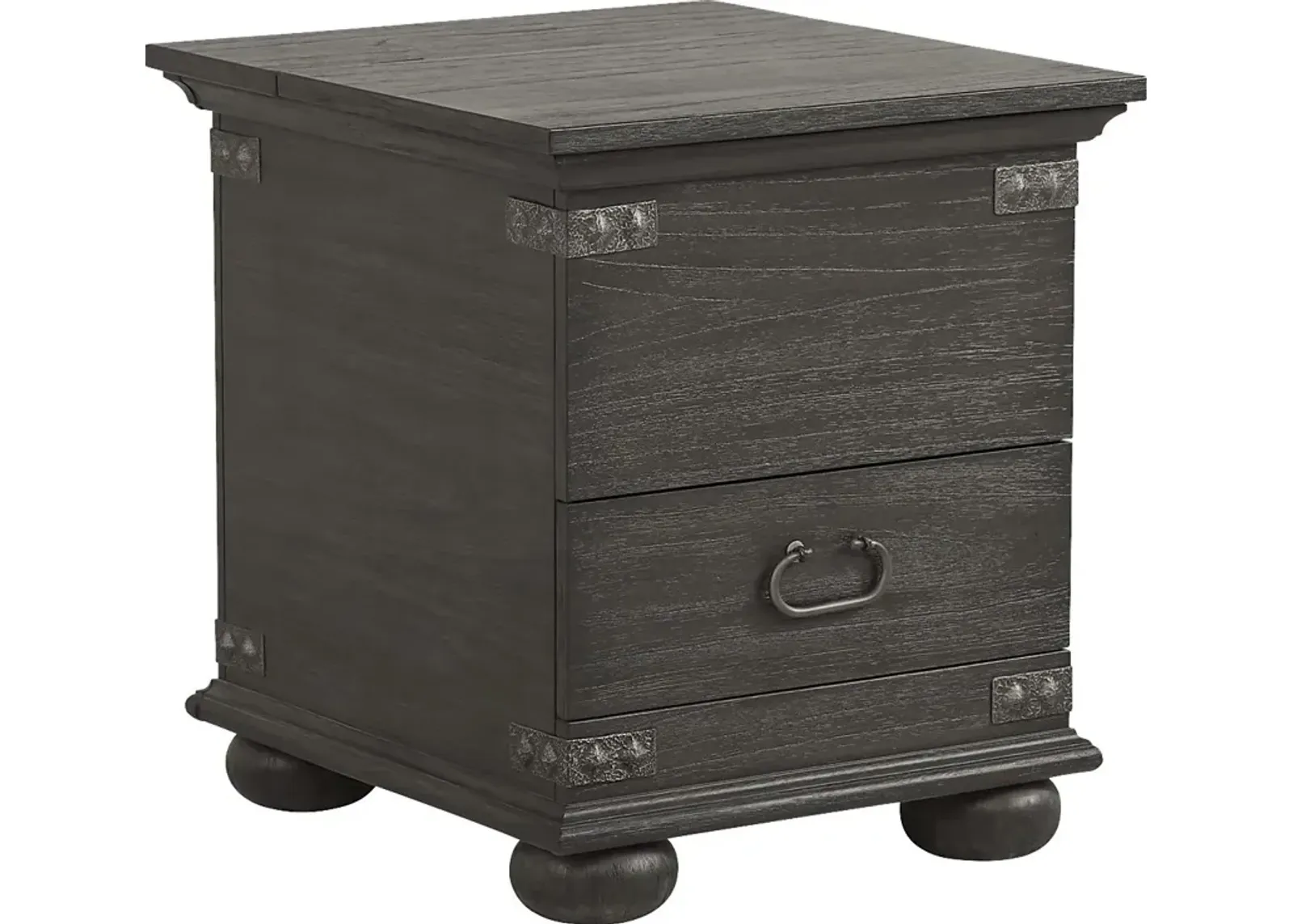 Ryden Black Trunk End Table