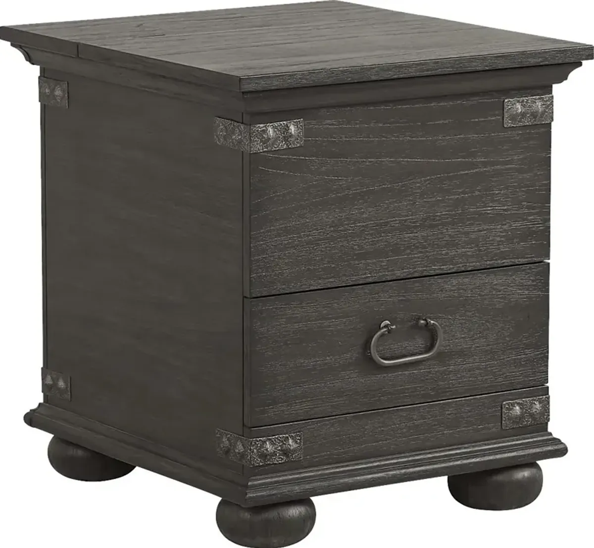 Ryden Black Trunk End Table