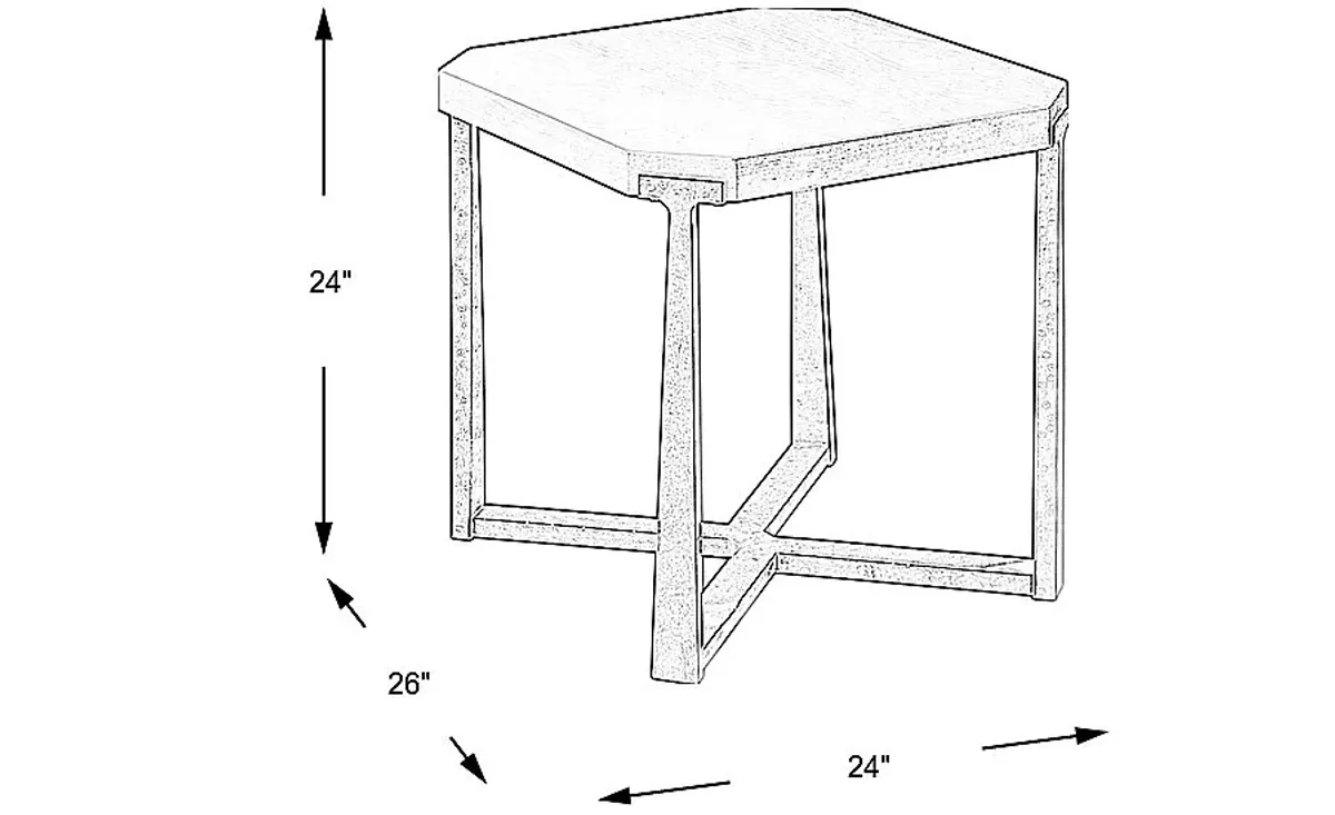 Zandra Brown End Table