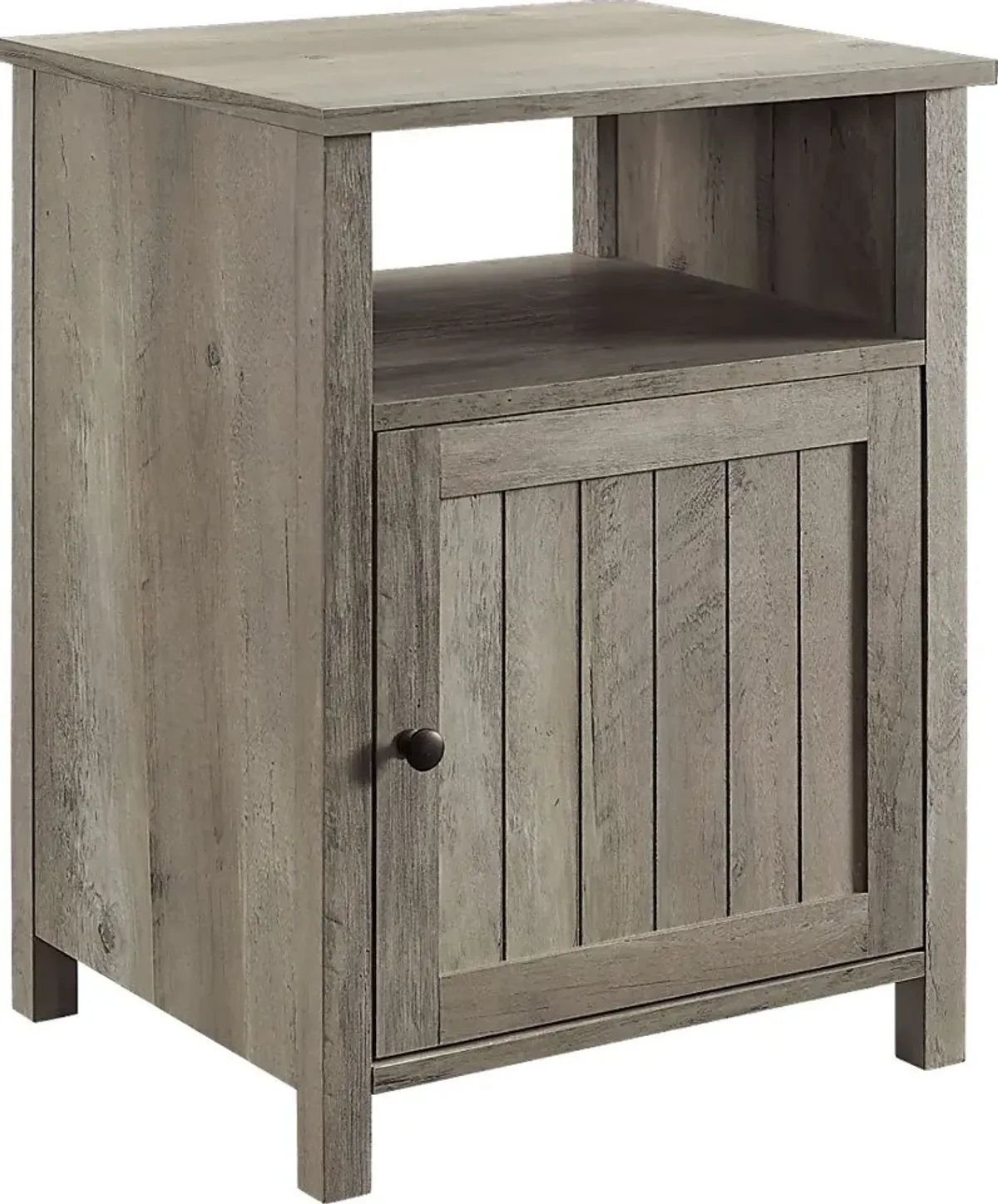 Oaks Circle Gray End Table