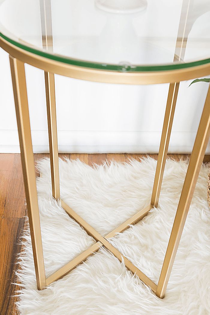 Bryon Alley Gold Accent Table